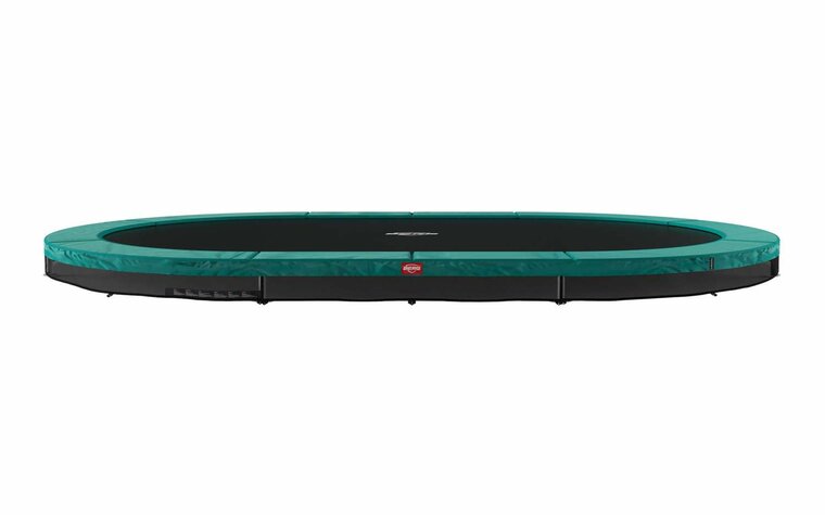 BERG SPORTS Grand Favorit InGround Trampoline - 520 x 345 cm - Groen