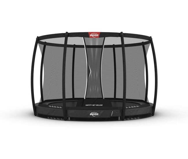 BERG Champion InGround Trampoline - 380 cm - Safety Deluxe - Antraciet Grijs