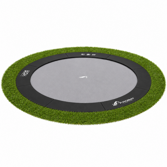 Akrobat Trampoline Primus Premium Flat ground &Oslash;365 cm Zwart professioneel