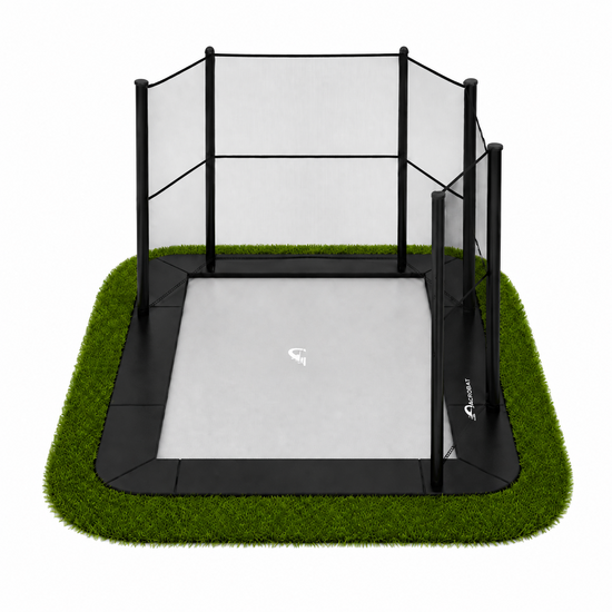 Akrobat Trampoline Primus PLUSFlat To The Ground 520x305 cm Zwart 