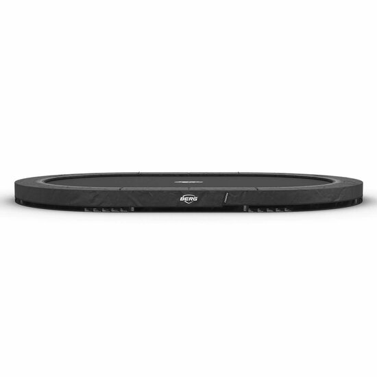 BERG SPORTS Grand Champion InGround Trampoline - 470 x 310 cm - Antraciet Grijs