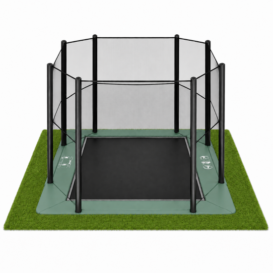 Akrobat trampoline 305cm flat to the ground veiligheidsnet