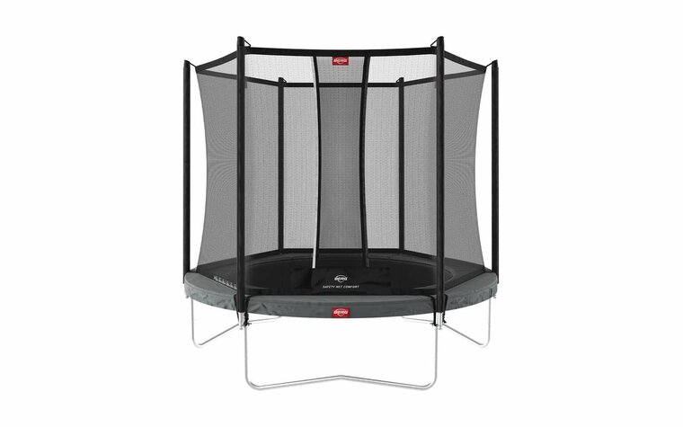 BERG Favorit Regular Trampoline - 270 cm - Safety Net Comfort - Antraciet Grijs