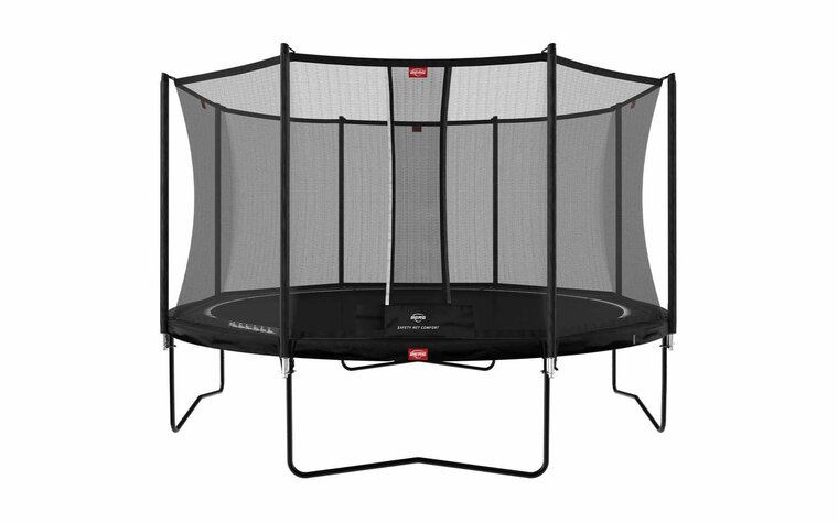 BERG Favorit Regular Trampoline - 380 cm - Safety Net Comfort - Zwart