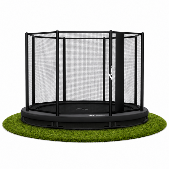Akrobat Trampoline Primus Inground inclusief veiligheidsnet 365 cm Zwart