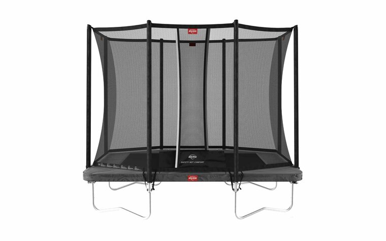 BERG Ultim Favorit Regular Trampoline - 280 x 190 cm - Safety Net Comfort - Antraciet Grijs