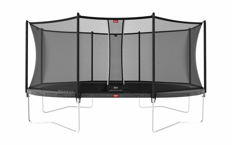BERG Grand Favorit Regular Trampoline - 520 x 345 cm - Safety Net Comfort - Antraciet Grijs