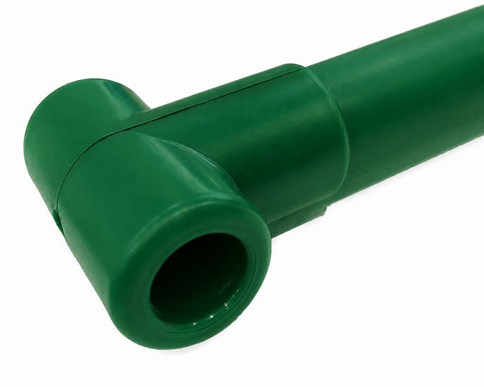 onderkant van Kunststof Sport - Groen - Touwladder - Geschikt voor &Oslash;16mm gewapend touw
