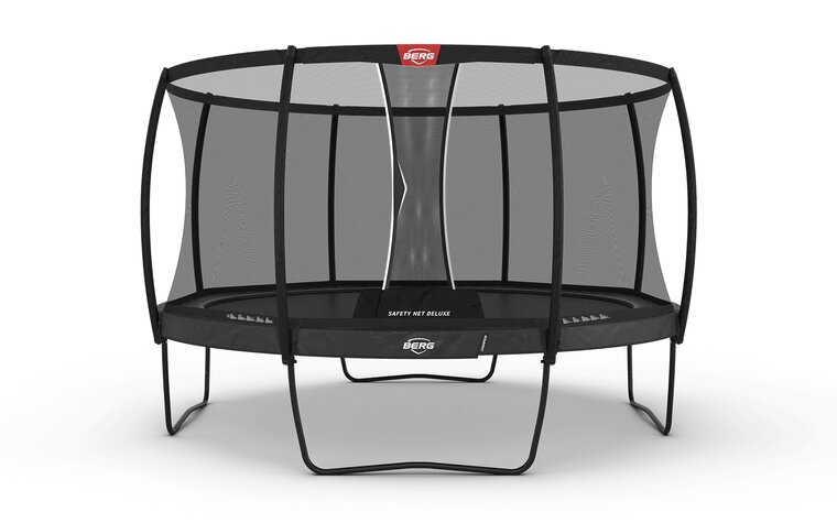 BERG Champion Regular Trampoline - 430 cm - Safety Net Deluxe - Antraciet Grijs