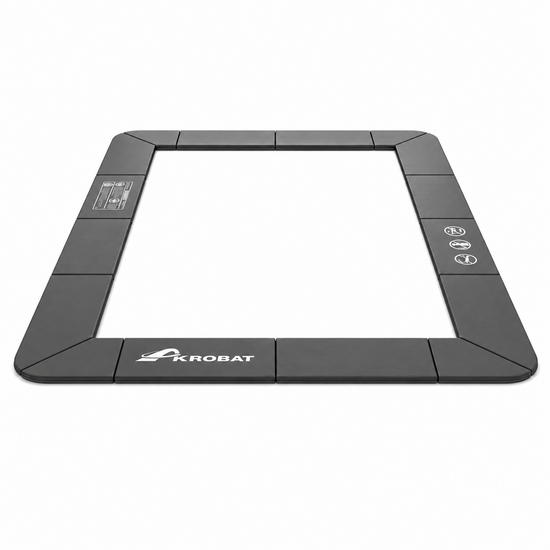 Los Randkussen Akrobat Primus Flatground 305x183 cm Antraciet 