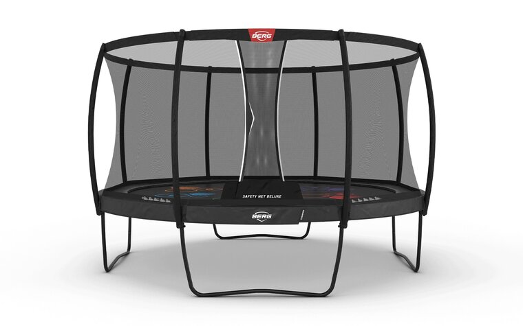 BERG Champion Levels Regular Trampoline - 430 cm - Safety Net Deluxe - Antraciet Grijs