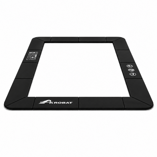 Los Randkussen Akrobat Primus Flatground 335x244  cm Zwart 