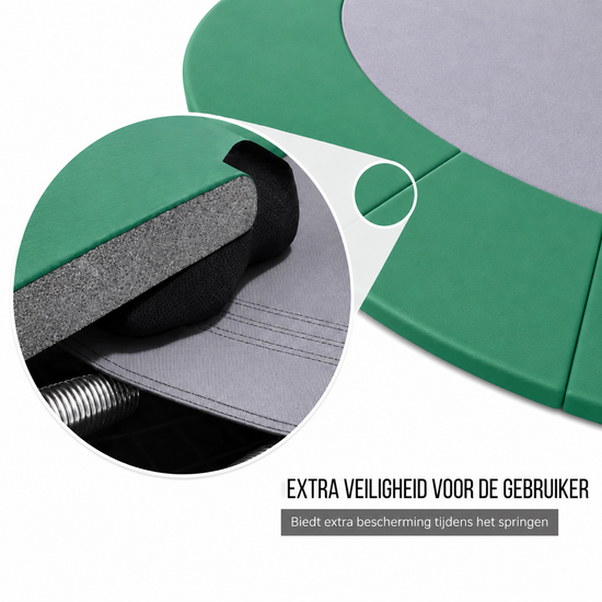 Los Randkussen Akrobat Orbit Flatground 244cm Groen