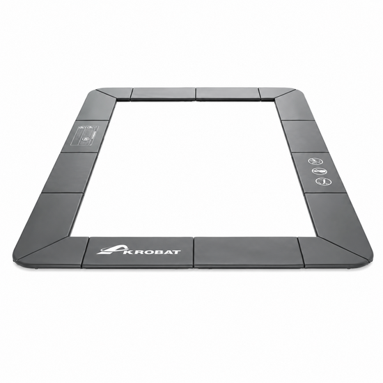 Los Randkussen Akrobat Orbit Flatground 335x244  cm Antraciet 