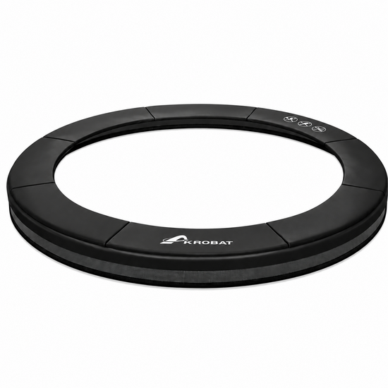 Los Randkussen Akrobat Primus Inground 365 cm Zwart 