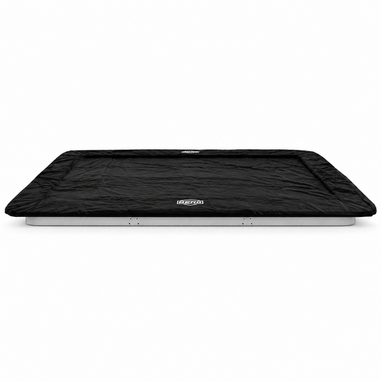 BERG Ultim afdekhoes Extra - 500 x 300 cm - Zwart op een InGround trampoline