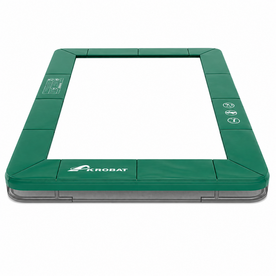 Los Randkussen Akrobat Orbit Inground 335x244cm Groen