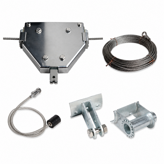 Kabelbaan Openbaar Rondhout Set 