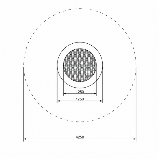 Bouncer Trampoline Cirkel- 178 cm