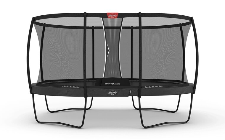 BERG Grand Champion Regular Trampoline - 470 x 310 cm - Safety Net Deluxe - Antraciet Grijs