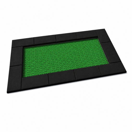 Bouncer Trampoline Rechthoek - 166x142 cm