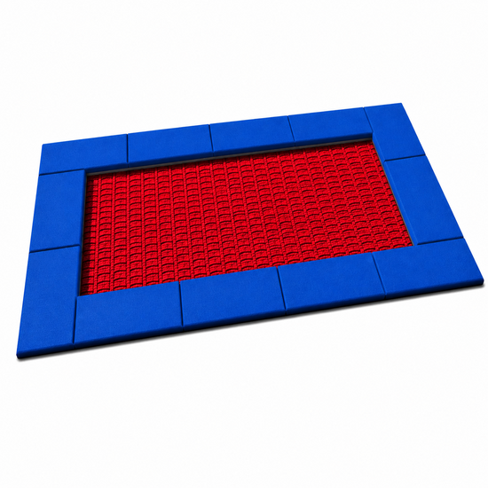 Bouncer Trampoline Rechthoek - 166x142 cm