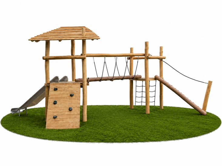 Robinia speeltoren Winona met Loopbrug