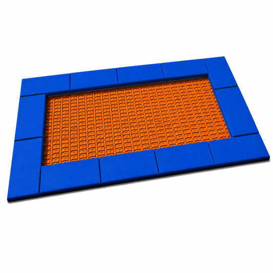 Bouncer Trampoline Rechthoek - 166x142 cm