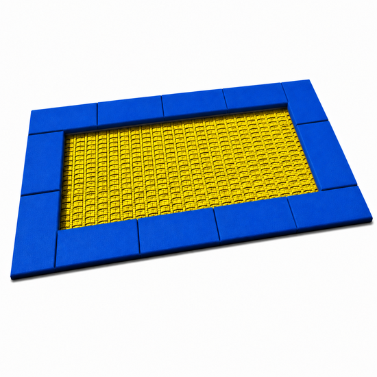 Bouncer Trampoline Rechthoek - 166x142 cm