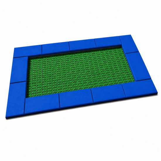Bouncer Trampoline Rechthoek - 166x142 cm
