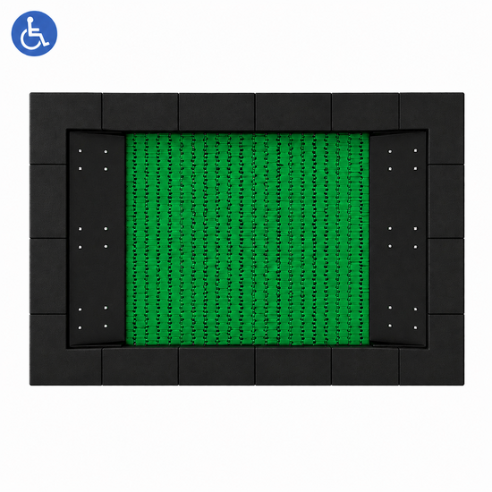 Bouncer Trampoline Rechthoek - 286x190 cm - Inclusief
