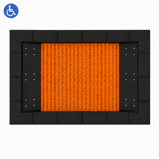 Bouncer Trampoline Rechthoek - 286x190 cm - Inclusief
