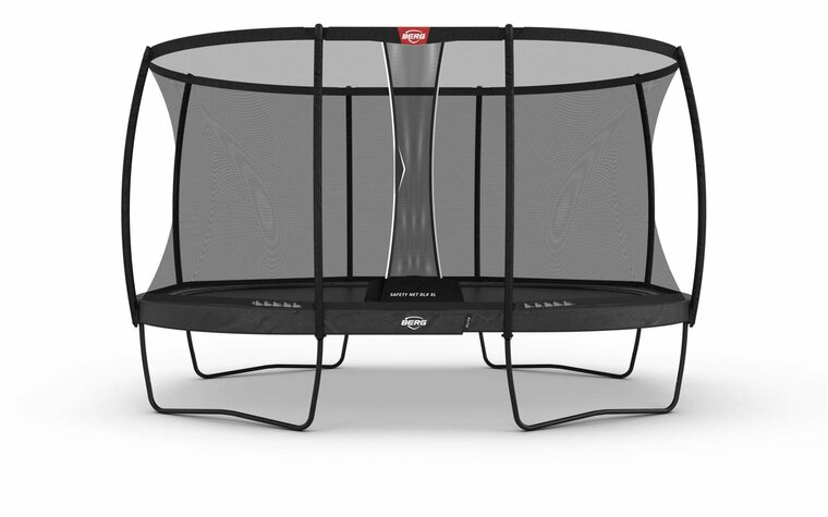 BERG Grand Elite Regular Trampoline - 520 x 345 cm - Safety Net DLX XL - Antraciet - Professioneel