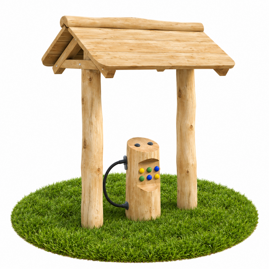 Robinia Tankstation met afdak