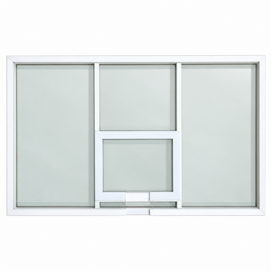 Voorkant Securitglas Basketbalbord - 180x105 cm - Incl. Dunk Basketbalring