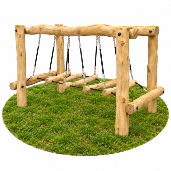 B-Play Wiebelbrug Robinia Openbaar 500 cm