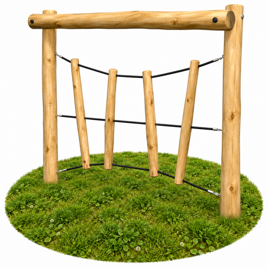 Robinia Klimnet met Houten Sporten Openbaar (Serie 35)