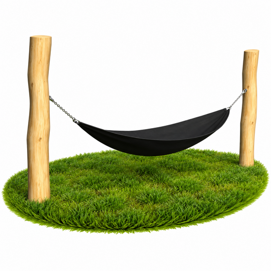 Robinia Hangmat zwart Openbaar