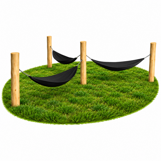 Robinia 3 Hangmatten Openbaar
