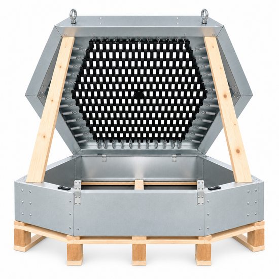 Bouncer Trampoline Hexagon - 201x174 cm