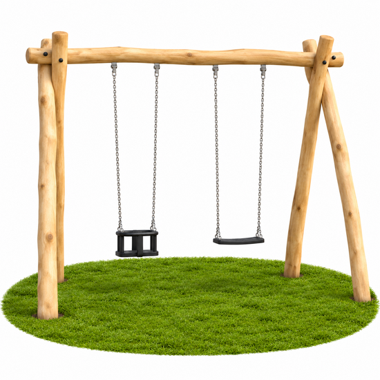 Robinia schommel 4 haaks openbaar