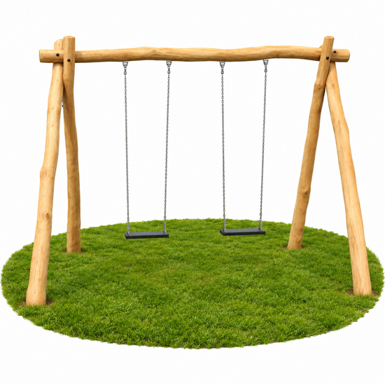 Robinia schommel 4 haaks openbaar