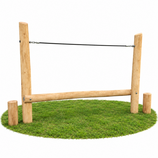 B-Play Robinia Loopbalk met Touw en Stappalen Openbaar - Module 6