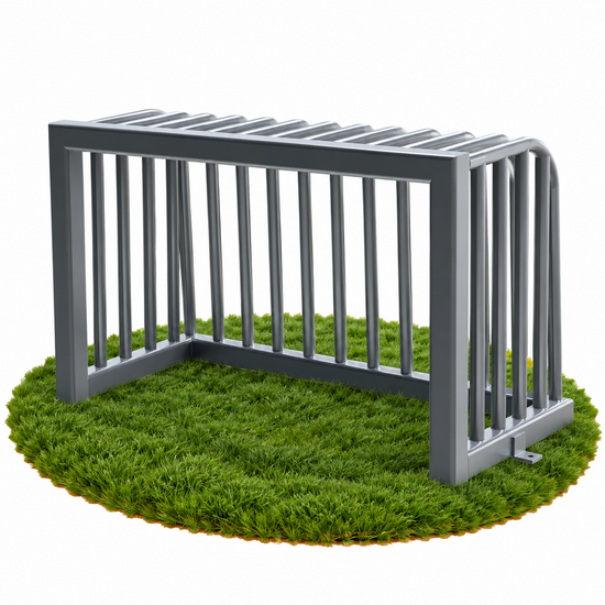 Aluminium Anti-Vandalen Doel Achterkant Recht 120x80x70cm