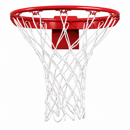 Basketbalring Gegalvaniseerd Rood met net - Dunk