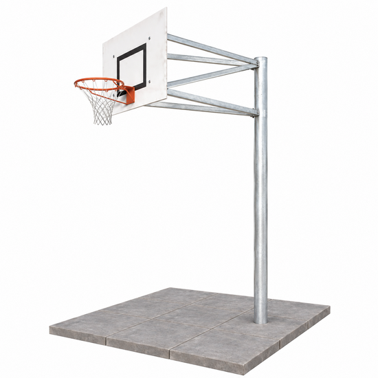 Aluminium Basketbalpaal Insteek 2,25 m