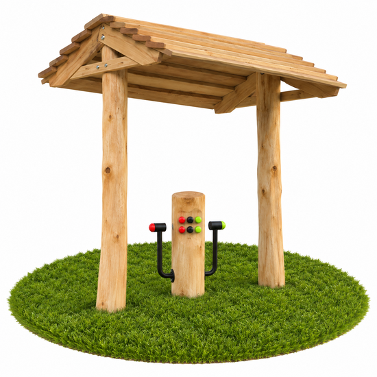 Robinia Tankstation met Overkapping