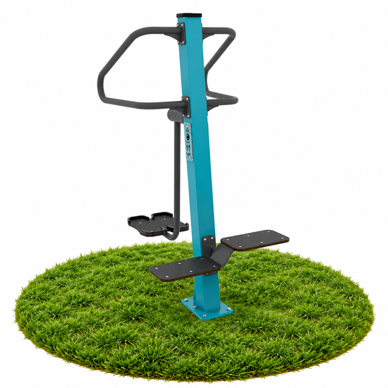Outdoor Fitness Hip Swing + Steps Turquoise