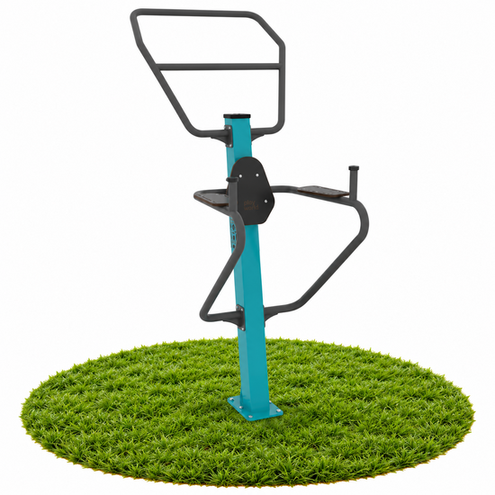 Outdoor Fitness Pull-up bar + Parallel Bars Turquoise