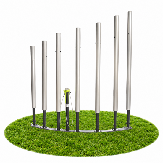 achterkant van het Muziekinstrument Forest